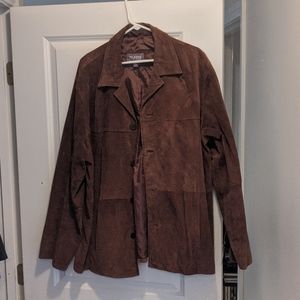 Wilson leather men's XL suede jacket